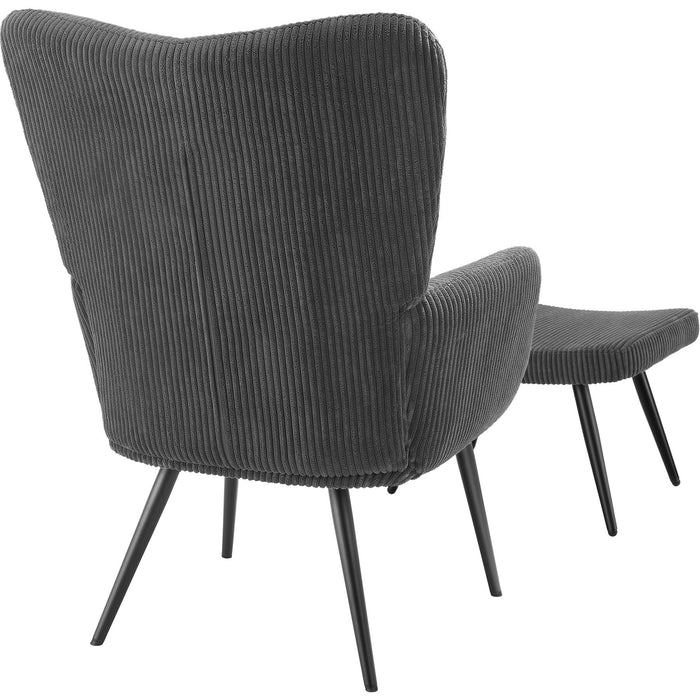 tectake® Fauteuil Hygge gestoffeerd, ergonomisch, draagkracht 150 kg