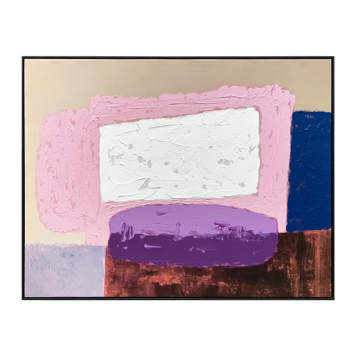 by fonQ Retroverse Schilderij 78 x 100 cm - Zwart