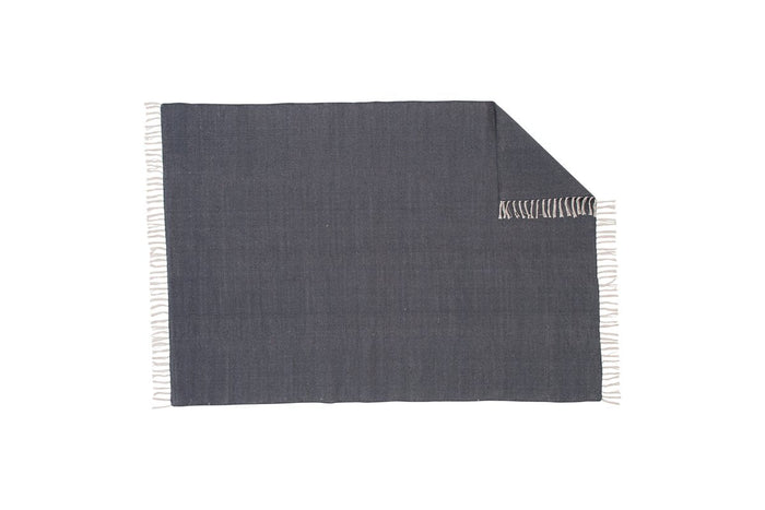 Rebellenclub Kiruna Vloerkleed - 240 x 170 cm - Donkergrijs