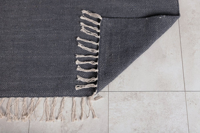 Rebellenclub Kiruna Vloerkleed - 240 x 170 cm - Donkergrijs