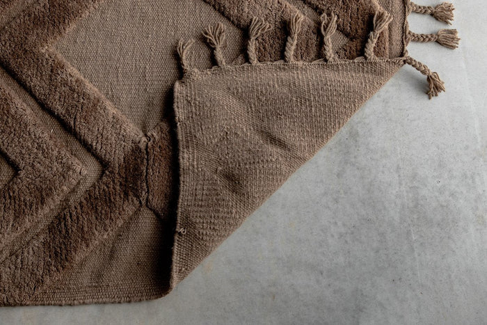 Rebellenclub Fino Vloerkleed - 230 x 160 cm - Bruin