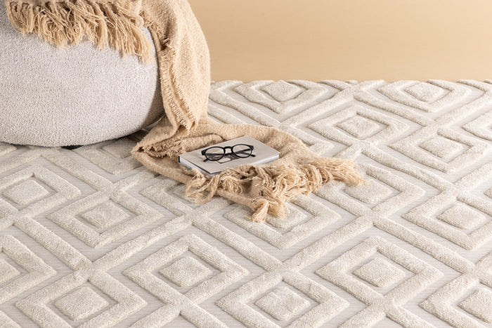 Rebellenclub Huria Vloerkleed 230x160cm - Wit