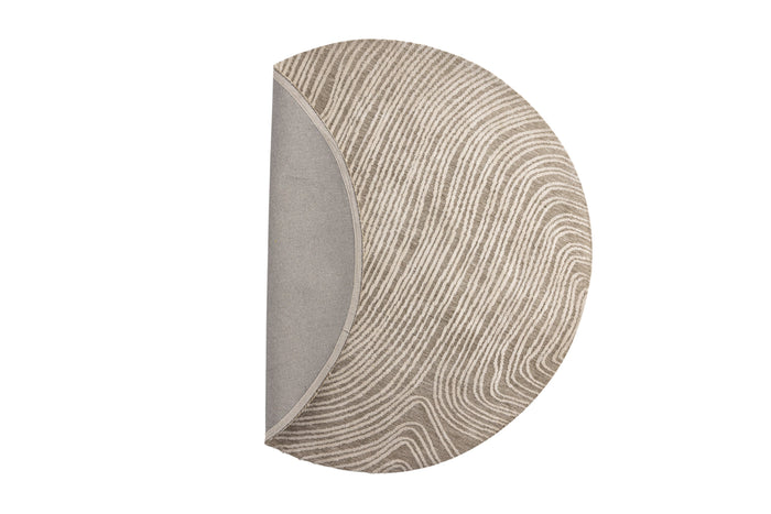 Rebellenclub Chaska Vloerkleed Rond 200x200cm - Beige
