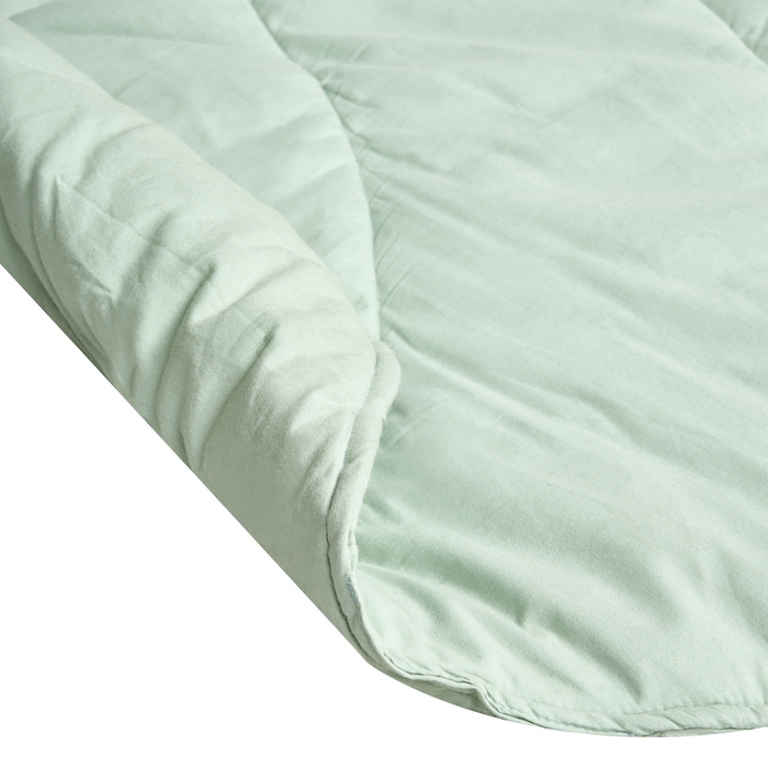 Beliani-EOLIA-Kinderspeelkleed-Lichtgroen-110 x 110 cm-Katoen