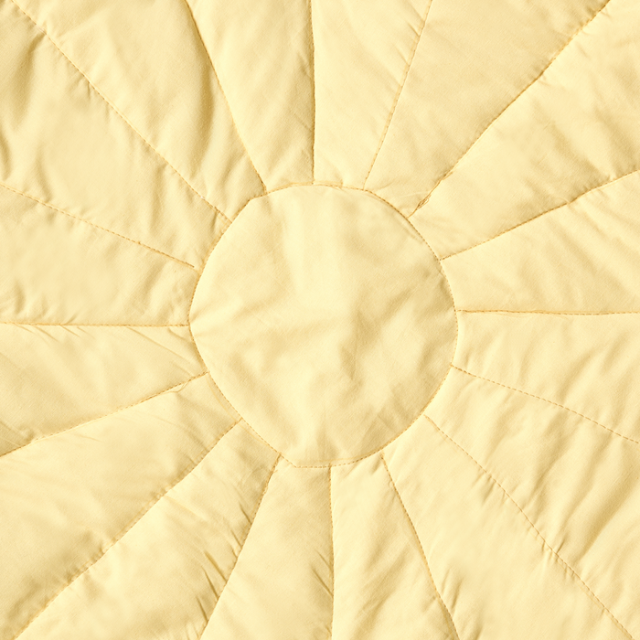 Beliani - ELIZJUM - Kinderspeelkleed - Geel - 110 x 110 cm - Katoen