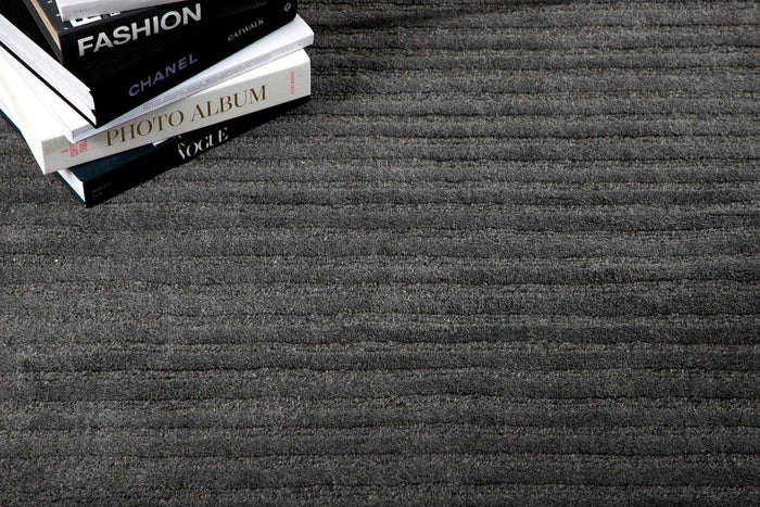 Rebellenclub Trevi Vloerkleed - 230 x 160 cm - Donkergrijs