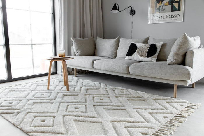 Rebellenclub Fino Vloerkleed - 400 x 300 cm - Beige