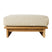 HKliving Teak Hocker - Natural