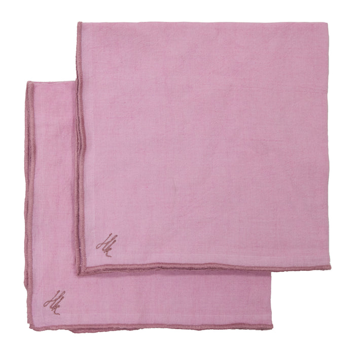 HKliving Ease Servetten - Set van 2 - Rosette