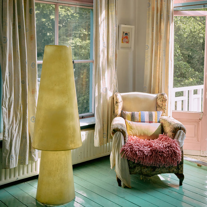 HKliving Glassfiber Vloerlamp - Soft Green