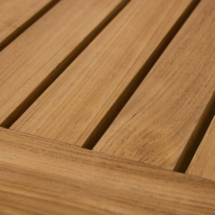 HKliving Teak Hocker - Botanical