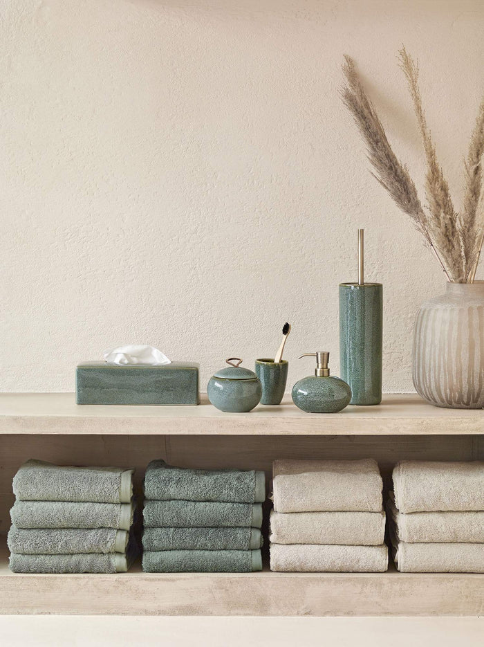 London Badtextiel Linen | 100 x 150 cm | Beige | Katoen