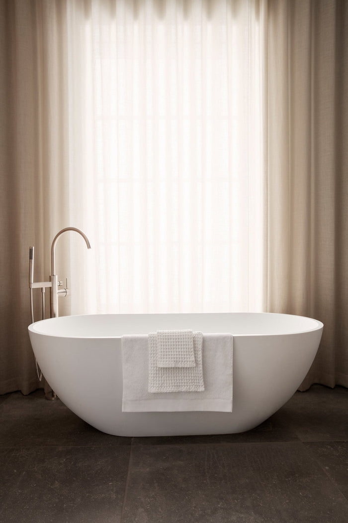 Caro Badtextiel White | 70 x 140 cm | Wit | Katoen