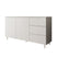 Meubella - Dressoir Malvare - Wit - 150 cm - Met lades