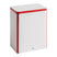 HAY Tin Voorraadblik Large - Off-White / Rood