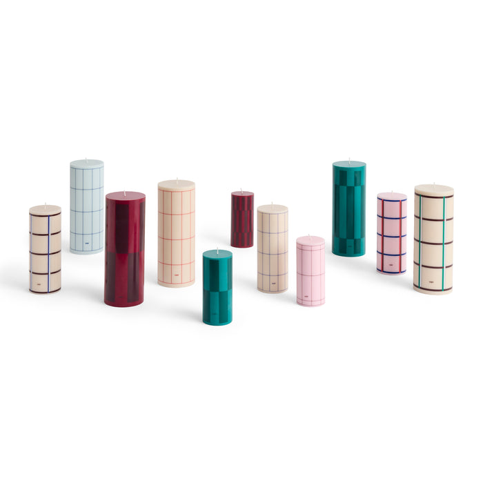 HAY Column Kaars Ø 9 cm - Dark Green