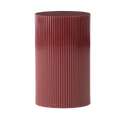 Nest living Asa Houten Bijzettafel Bordeaux Rood - Ø 31 cm