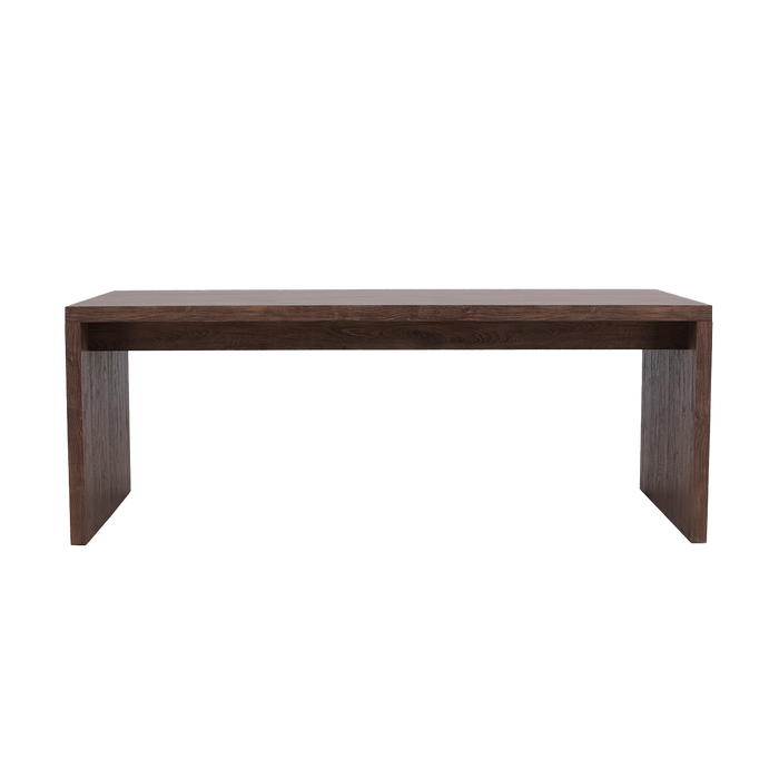 Nest living Nami Houten Eettafel Donkerbruin - 200 x 75 cm