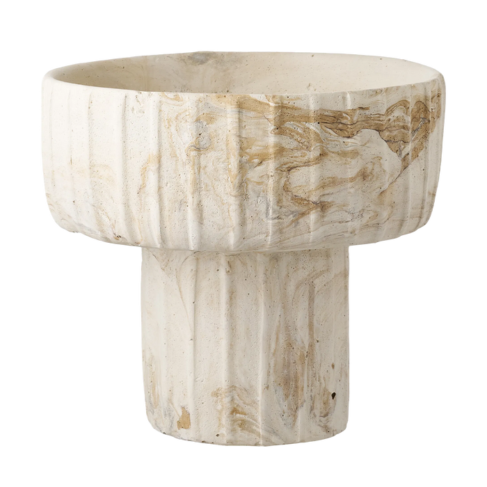 Artichok Hiba Vaas Bruin|Beige - Ø 21 x 19 cm