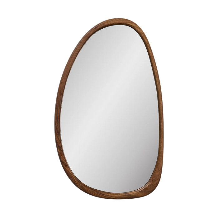 Artichok Adeline Organische Wandspiegel Bruin - 65 x 39 cm