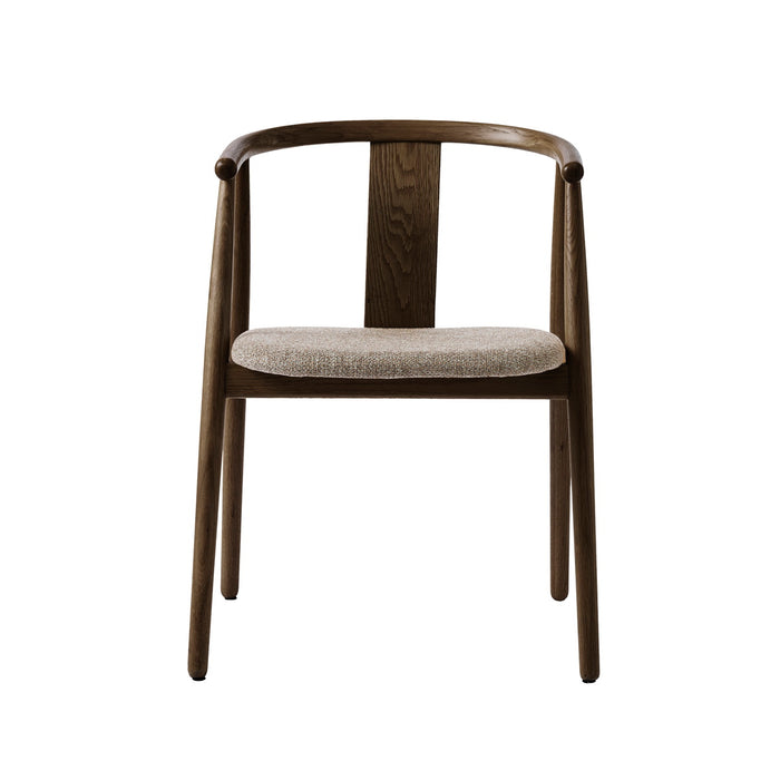 Giga Living - Eetkamerstoel Donkerbruin|Bruin Eikenhout - Relate - Set van 2