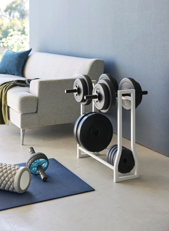 Yamazaki Halter | Dumbbell Rek - Tower - Wit