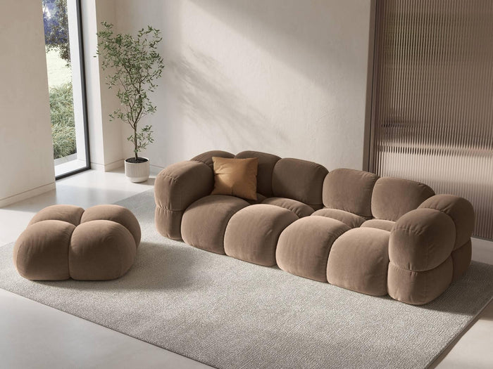 Cosmopolitan Design 4-zitsbank Loretto velvet