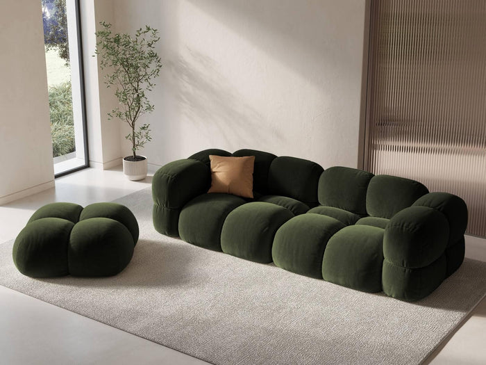 Cosmopolitan Design 4-zitsbank Loretto velvet