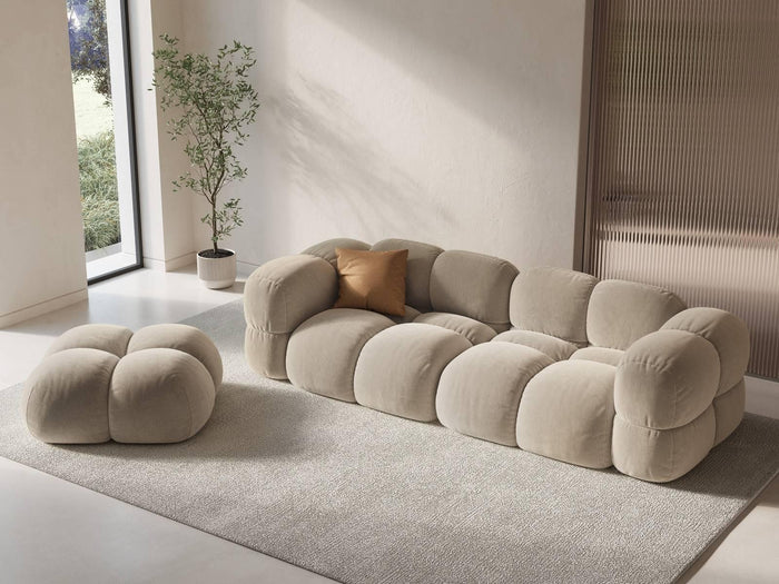 Cosmopolitan Design 4-zitsbank Loretto velvet