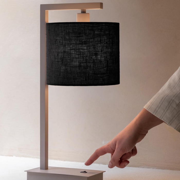 it's about RoMi Boston Tafellamp - Bruin / Zwart