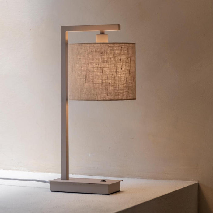 it's about RoMi Boston Tafellamp - Bruin / Dark Linnen