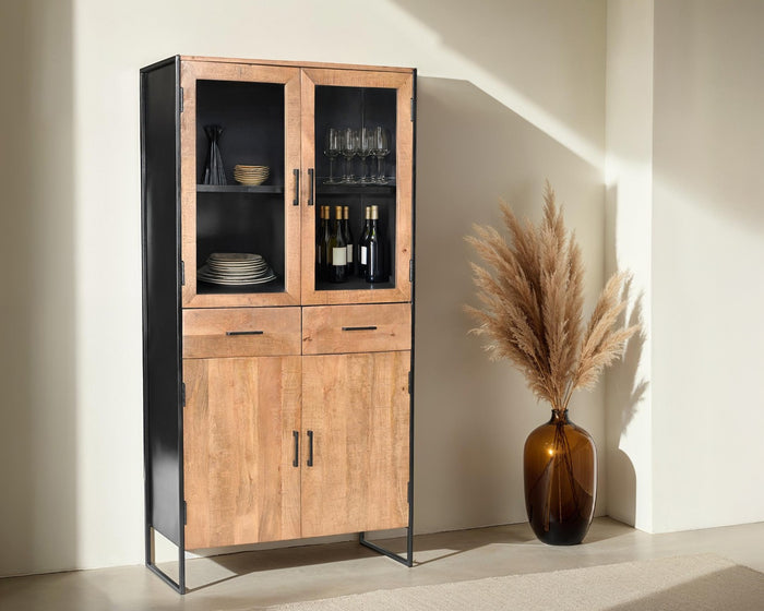 Livingfurn - Kabinetkast Elin - 90x40x180cm