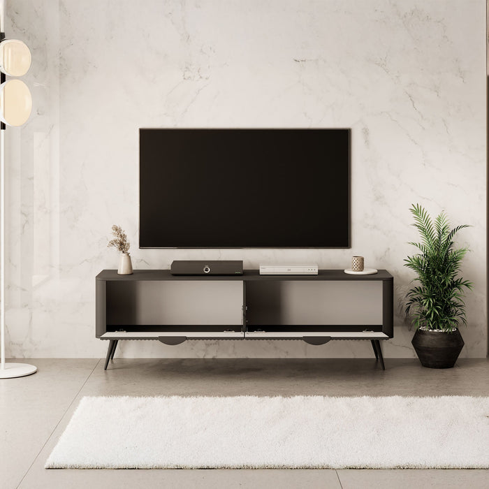 Meubella - TV-Meubel Lima - Zwart - 163 cm