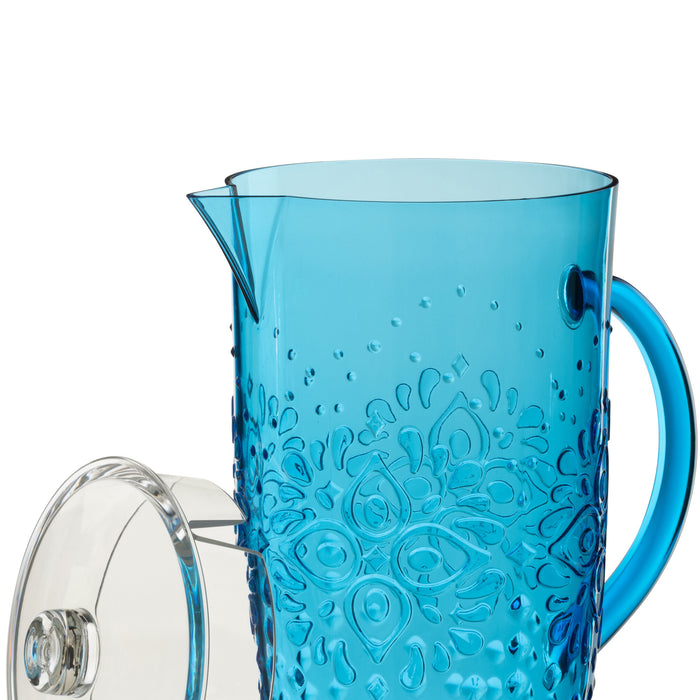 J-Line karaf - kunststof - blauw