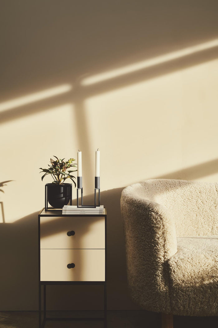 Audo Copenhagen Kubus Line kandelaar goud