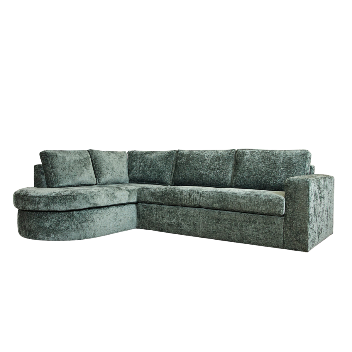 StarFurn - Bank Groen Stof - 264x192x84cm - Alma Links
