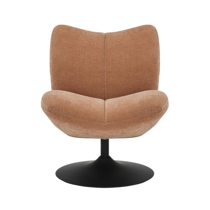 Bronx71 Draaifauteuil Lise chenille terracotta