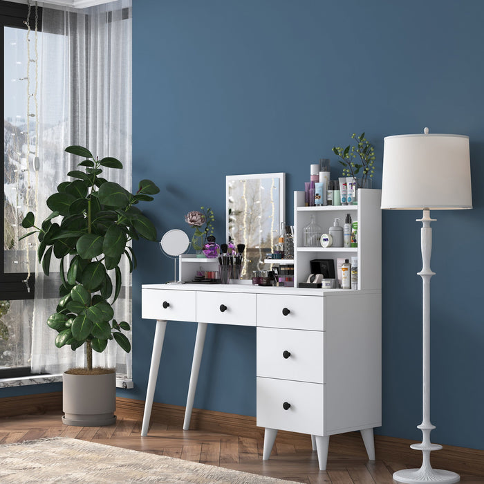Giga Meubel - Bureau Wit Hout - 99x66x88cm - My Desk