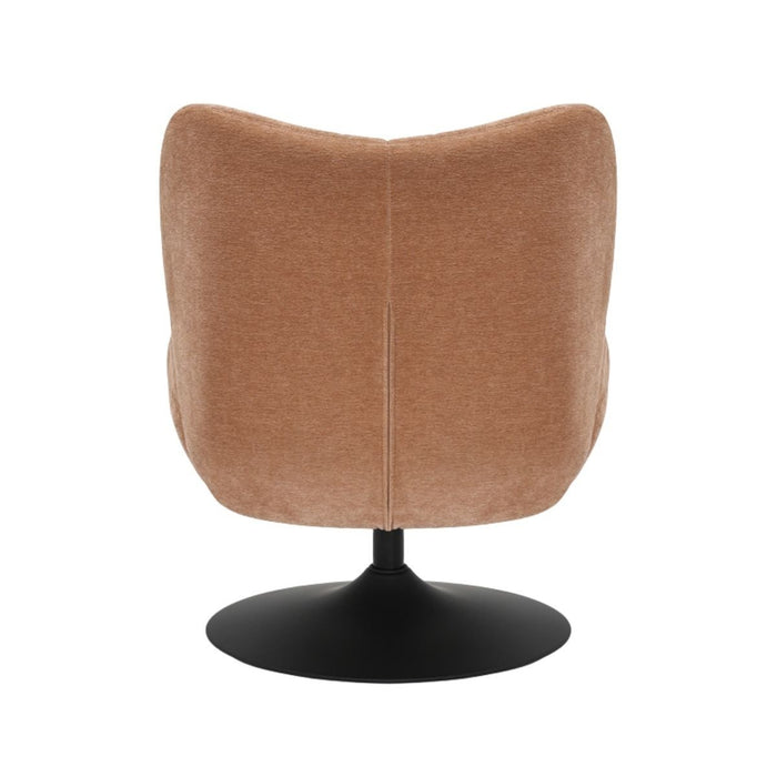 Bronx71 Draaifauteuil Lise chenille terracotta
