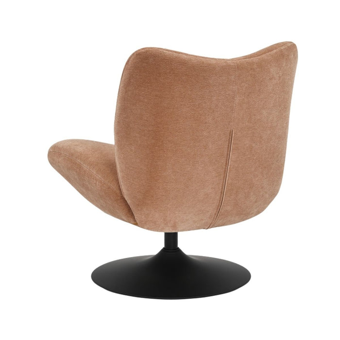 Bronx71 Draaifauteuil Lise chenille terracotta