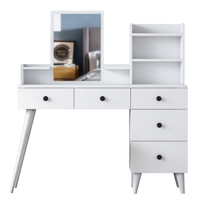 Giga Meubel - Bureau Wit Hout - 99x66x88cm - My Desk