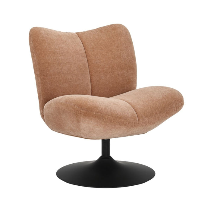 Bronx71 Draaifauteuil Lise chenille terracotta