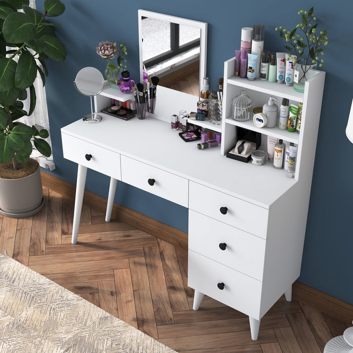 Giga Meubel - Bureau Wit Hout - 99x66x88cm - My Desk