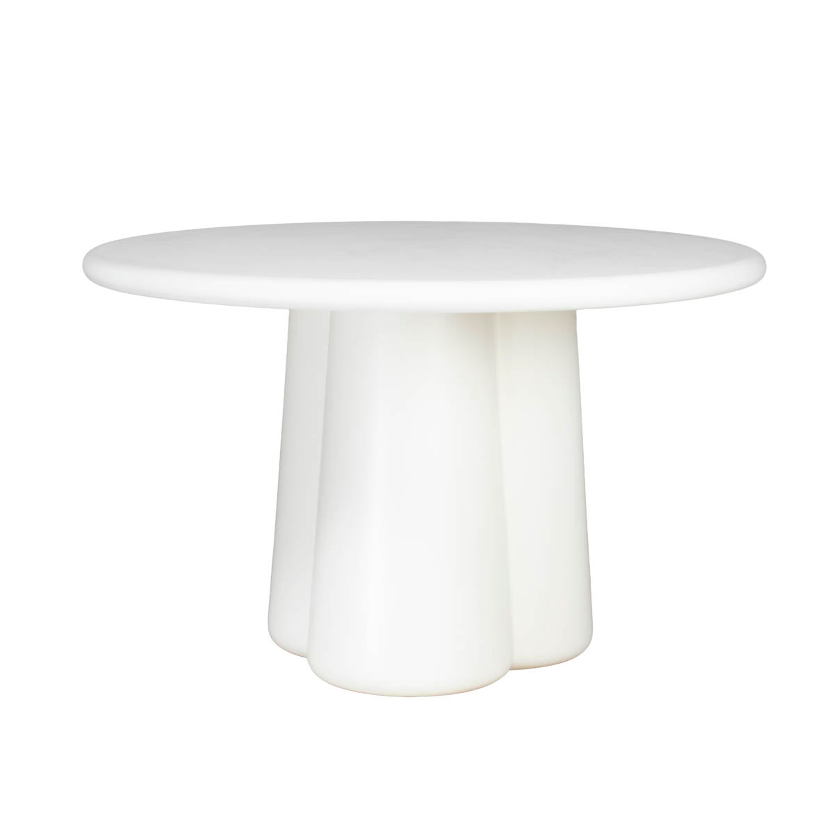 DÉJA Living - Eettafel Wit Eco Composiet - 120x120x77cm - Viga