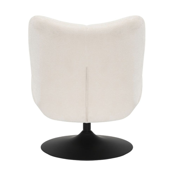 Bronx71 Draaifauteuil Lise chenille off white