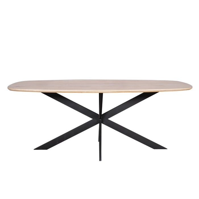 StarFurn - Eettafel Naturel Hout - 200x100x76cm - Ferris