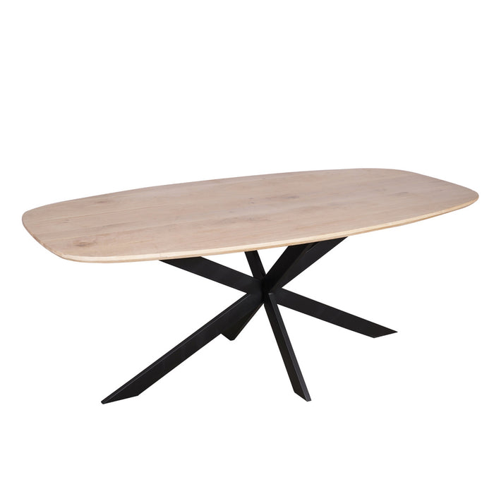 StarFurn - Eettafel Naturel Hout - 200x100x76cm - Ferris