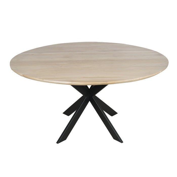 StarFurn - Eettafel Naturel Hout - 150x150x76cm - Ferris