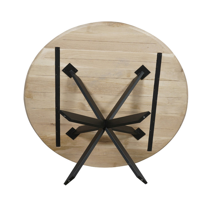 StarFurn - Eettafel Naturel Hout - 150x150x76cm - Ferris
