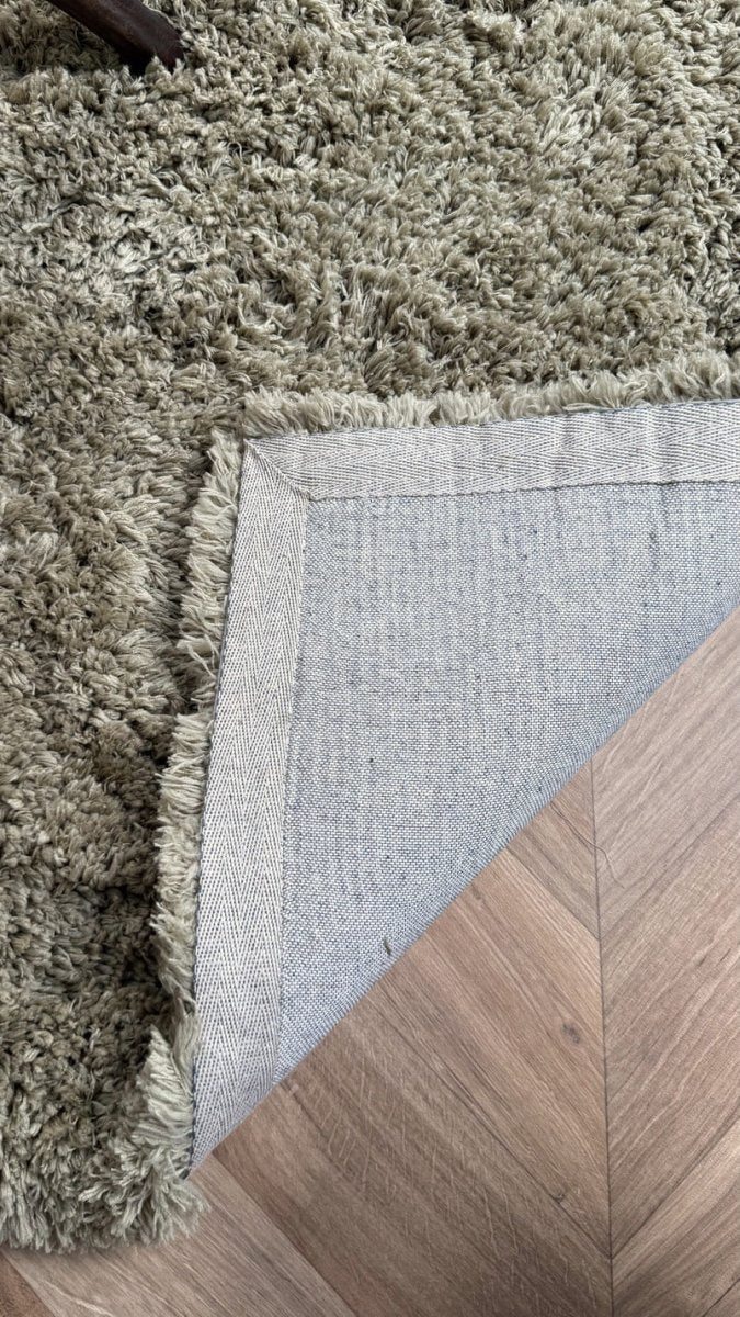 Hoogpolig vloerkleed Pilo groen polyester Interieur05 - 240 x 340 cm